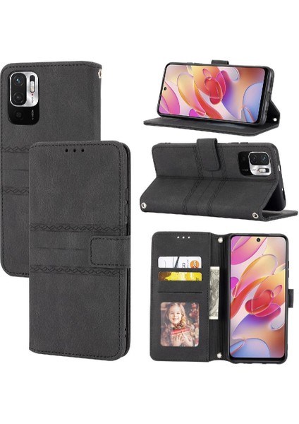Xiaomi Redmi Not 11 Için Flip Case 4g Manyetik Kapatma Kickstand Pu Kılıf (Yurt Dışından)