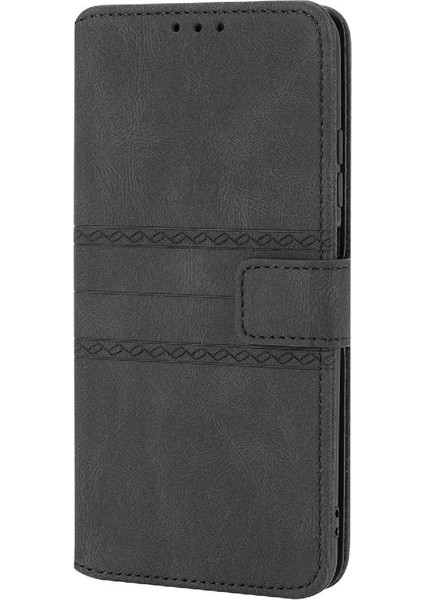 Xiaomi Redmi Not 11 Için Flip Case 4g Manyetik Kapatma Kickstand Pu Kılıf (Yurt Dışından)