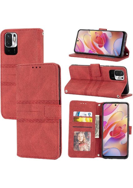 Xiaomi Redmi Not 11 Için Flip Case 4g Manyetik Kapatma Kickstand Pu Kılıf (Yurt Dışından)