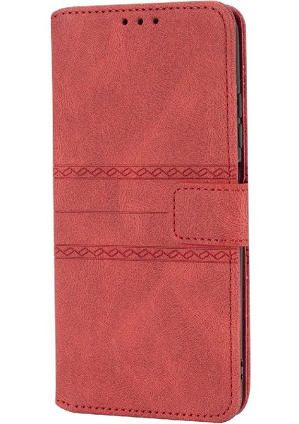 Xiaomi Redmi Not 11 Için Flip Case 4g Manyetik Kapatma Kickstand Pu Kılıf (Yurt Dışından)