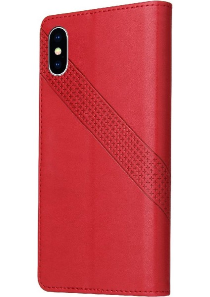 Iphone x Üç Kart Yuvaları Premium Deri Kickstand Için Flip Case (Yurt Dışından) fırsatları