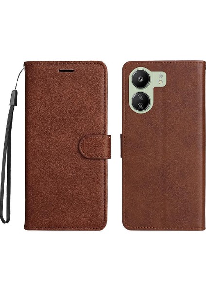 BDT Boutique Xiaomi Redmi Için Flip Case Xiaomi 4g Yüksek Kalite Deri Klasik Düz Renk (Yurt Dışından)