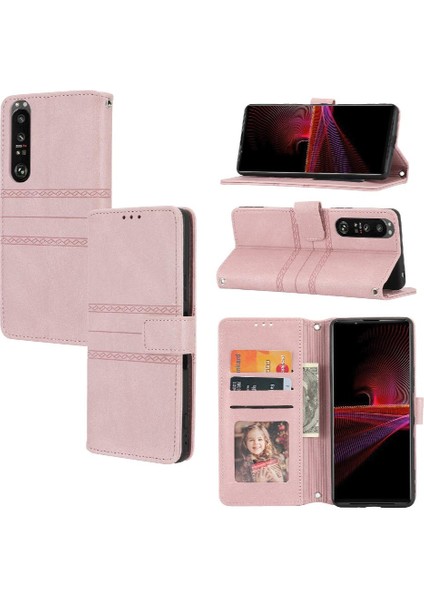 Sony Xperia 1 Iii Için Flip Case Darbeye Koruyucu Cüzdan Kılıf Pu (Yurt Dışından)