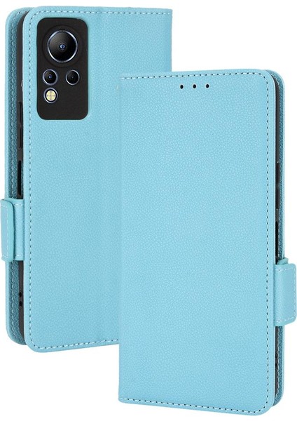 Infinix Not 12 Için Kılıf Cüzdan Pu Deri Manyetik Kart Yuvaları Tutucu Yan (Yurt Dışından)