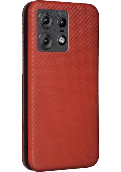 Motorola Moto Kenar 50 Pro Kart Ekleme Deri Folio Flip Case Için Kılıf (Yurt Dışından)