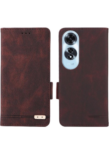 Oppo A60 4g Manyetik Karbon Fiber Deri Için Kılıf Folio Flip Case Tam (Yurt Dışından) indirimleri