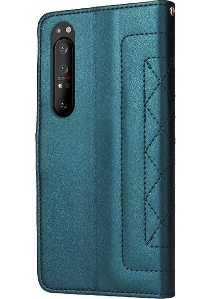 BDT Boutique Sony Xperia 1 Ii Için Flip Case Basit Iş Deri Kılıf Kapak Çevirin (Yurt Dışından)