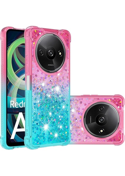 Xiaomi Redmi A3 Için Komik Bling Parlak Kristal Akan Sparkle Hareketli (Yurt Dışından)