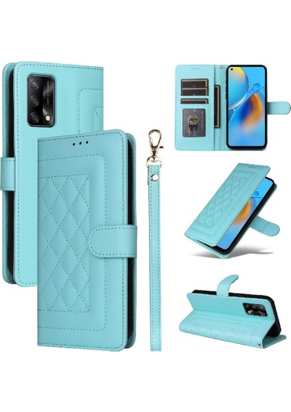 BDT Boutique Oppo F19 Basit Iş Darbeye Dayanıklı Cüzdan Deri Kılıf Için Flip Case (Yurt Dışından)