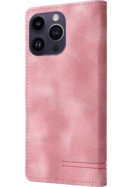 Iphone 14 Için Flip Case Pro Max Kapak Çevirin Cüzdan Darbeye Deri Kılıf (Yurt Dışından)