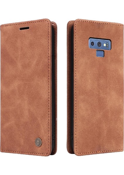 Samsung Galaxy Not 9 Için Flip Case Deri Kılıf Cüzdan Darbeye Çevir (Yurt Dışından)
