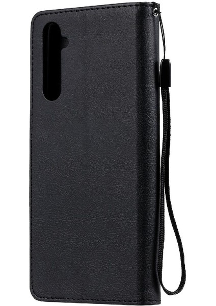 Kart Yuvası Katı ile Realme 6 Pro Iş Cüzdan Telefon Kılıfı Için Flip Case (Yurt Dışından) fırsatları