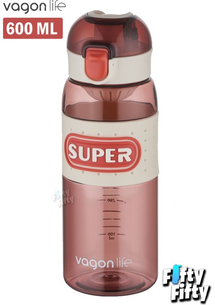 600 ml Rahat Içim Pipetsiz Kulplu Kaydırmaz Gövde Su Matarası fiyatları