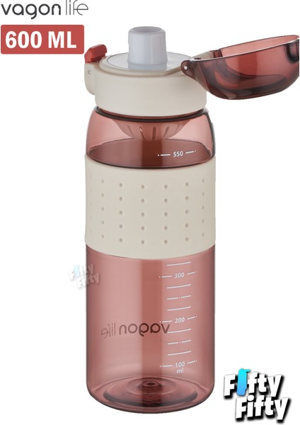 600 ml Rahat Içim Pipetsiz Kulplu Kaydırmaz Gövde Su Matarası modelleri