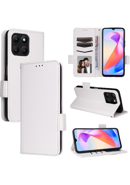 Onur Için Kılıf X6A 4g Pu Deri Kart Yuvaları Tutucu Yan Toka Manyetik (Yurt Dışından)