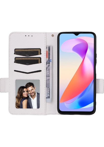 Onur Için Kılıf X6A 4g Pu Deri Kart Yuvaları Tutucu Yan Toka Manyetik (Yurt Dışından)