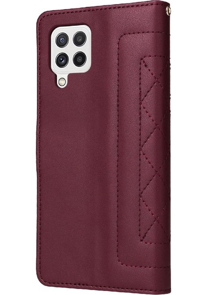 Samsung Galaxy A22 4g Için Flip Case Basit Iş Kapak Deri (Yurt Dışından) indirimleri