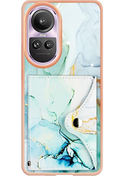 Oppo Oppo 10 Pro 5g Yumuşak Tpu Tampon Kart Yuvaları Için Kılıf Ince Cüzdan Mermer (Yurt Dışından) fırsatları