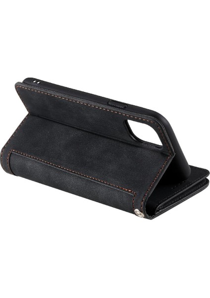 Iphone 13 Için Flip Case Pro Kickstand Cüzdan 9 Kart Yuvaları Pu Deri (Yurt Dışından) indirimleri