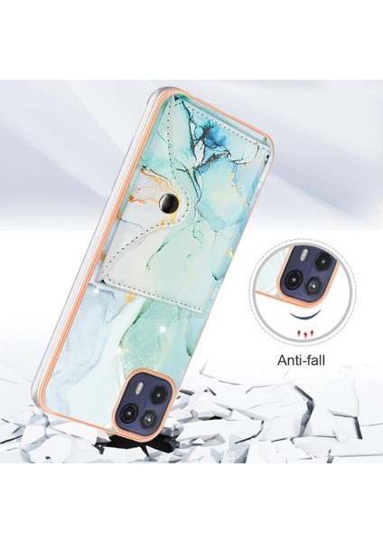 Motorola Moto G50 5g Yumuşak Tpu Tampon Ince Cüzdan Kart Yuvaları Mermer (Yurt Dışından) indirimleri