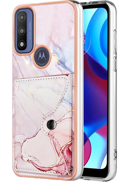 Motorola Moto G Güç 2022 Yumuşak Tpu Tampon Kart Yuvaları Için Kılıf Ince Cüzdan (Yurt Dışından)