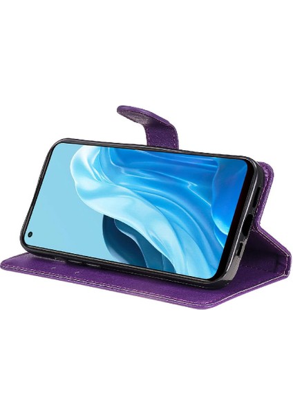 Oppo Bulmak Için Flip Case X5 Lite Klasik Düz Renk Yüksek Kaliteli Deri (Yurt Dışından)