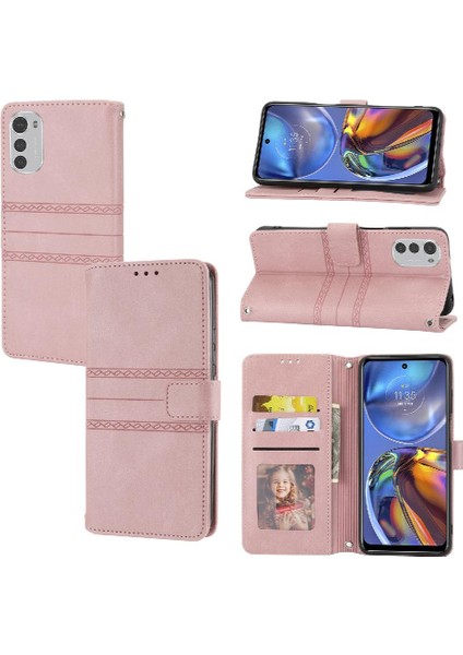 BDT Boutique Motorola Moto Motorola Cüzdan Durumda Manyetik Kapatma Kickstand Pu Için Flip Case (Yurt Dışından)