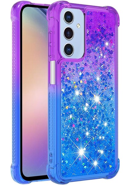 Samsung Galaxy A15 5g Akan Sparkle Hareketli Kapak Temizle Tampon (Yurt Dışından)