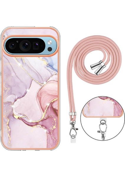 Google Piksel 9 Tampon Anti-Scratch Yumuşak Mermer Crossbody Kordon Için Kılıf (Yurt Dışından) fırsatları