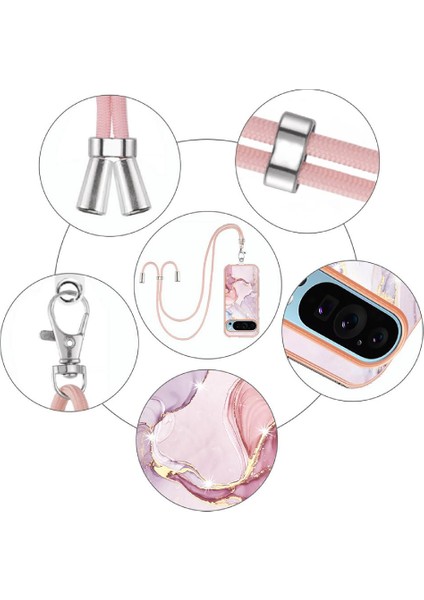 Google Piksel 9 Tampon Anti-Scratch Yumuşak Mermer Crossbody Kordon Için Kılıf (Yurt Dışından) indirimleri