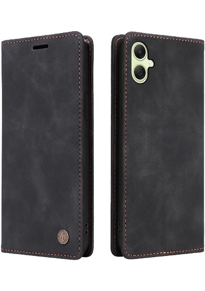 Samsung Galaxy A05 Flip Kapak Için Flip Case Basit Iş Cüzdan Deri (Yurt Dışından)