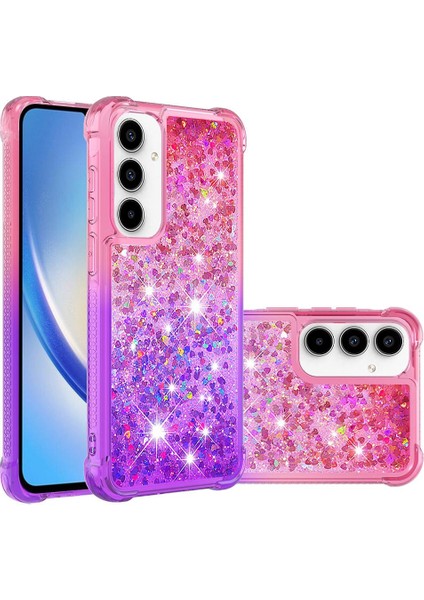 Samsung Galaxy A35 5g Akan Sparkle Hareketli Kapak Temizle Tampon (Yurt Dışından)