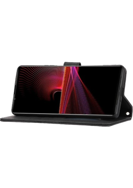 Sony Xperia 1 Iii Için Flip Case Darbeye Koruyucu Cüzdan Kılıf Pu (Yurt Dışından) fırsatları