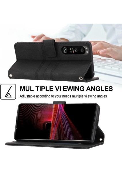 Sony Xperia 1 Iii Için Flip Case Darbeye Koruyucu Cüzdan Kılıf Pu (Yurt Dışından) indirimleri