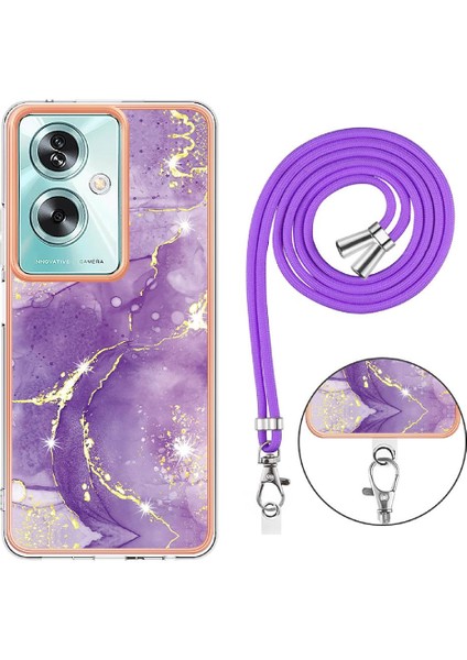 Oppo A79 5g Tampon Anti-Çizik Yumuşak Mermer Crossbody Kordon Için Kılıf (Yurt Dışından) fırsatları