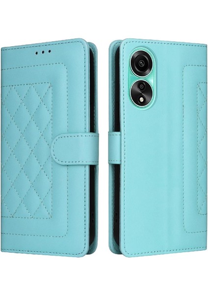 Oppo A78 4g Flip Kapak Için Flip Case Basit Iş Darbeye Deri (Yurt Dışından)