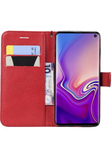 Samsung Galaxy S10 Yüksek Kaliteli Deri Iş Cüzdan Kılıf Için Flip Case (Yurt Dışından) fırsatları