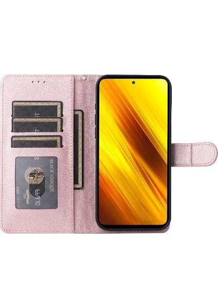 Xiaomi Poco X3 Nfc Cüzdan Flip Kapak Için Flip Case Basit Iş Deri (Yurt Dışından)