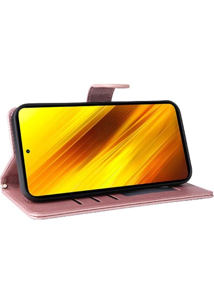 Xiaomi Poco X3 Nfc Cüzdan Flip Kapak Için Flip Case Basit Iş Deri (Yurt Dışından)