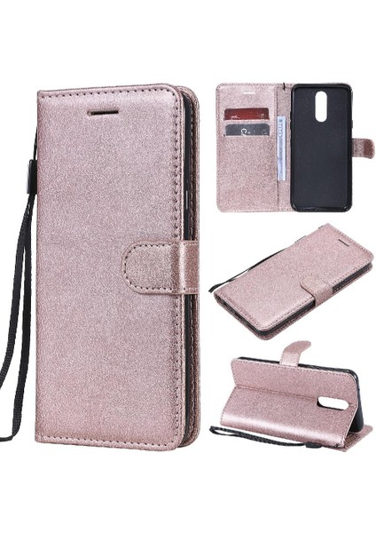 Kart Yuvası Klasik Düz Renk Iş Cüzdan ile Lg K40 Için Flip Case (Yurt Dışından)