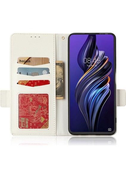 Tecno Pova 3 Kart Yuvaları Için Kılıf Tutucu Yan Toka Pu Deri Cüzdan (Yurt Dışından) modelleri