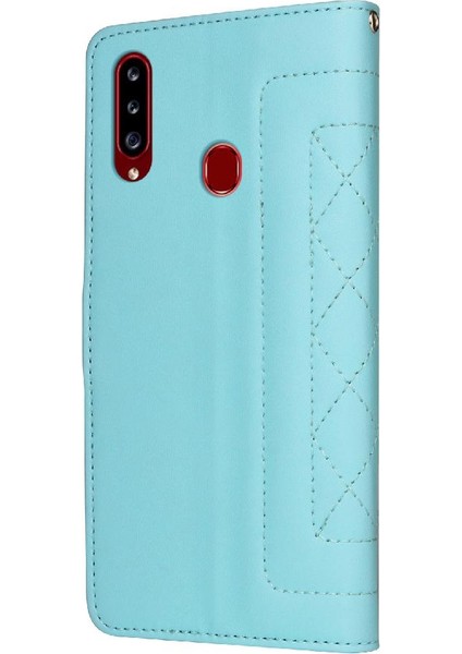 Samsung Galaxy A20S Flip Kapak Için Flip Case Darbeye Cüzdan Basit (Yurt Dışından) indirimleri