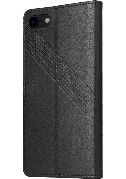 Iphone 7/8 Kickstand Premium Deri Üç Kart Yuvaları Için Flip Case (Yurt Dışından)