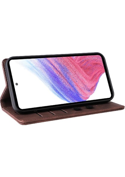 Samsung Galaxy A23 4g Için Flip Case Darbeye Deri Kılıf Kapak Çevirin (Yurt Dışından)