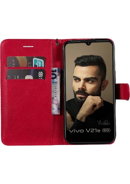 Vivo V21E 5g Klasik Düz Renk Iş Cüzdan Telefon Kılıfı Için Flip Case (Yurt Dışından) fırsatları