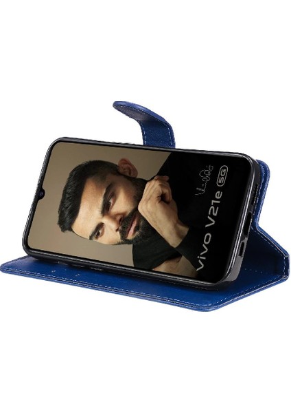 Vivo V21E 5g Klasik Düz Renk Iş Cüzdan Telefon Kılıfı Için Flip Case (Yurt Dışından) fırsatları