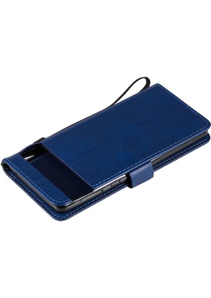 Kart Yuvası Iş Cüzdan Telefon Kılıfı ile Google Piksel 6 Için Flip Case (Yurt Dışından)