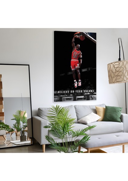 Michael Jordan Kanvas Tablo