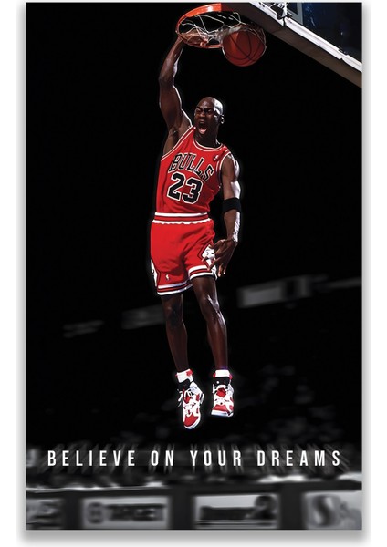 Michael Jordan Kanvas Tablo