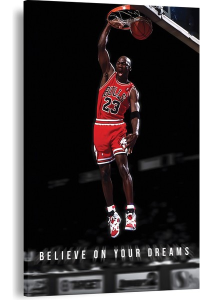 Michael Jordan Kanvas Tablo